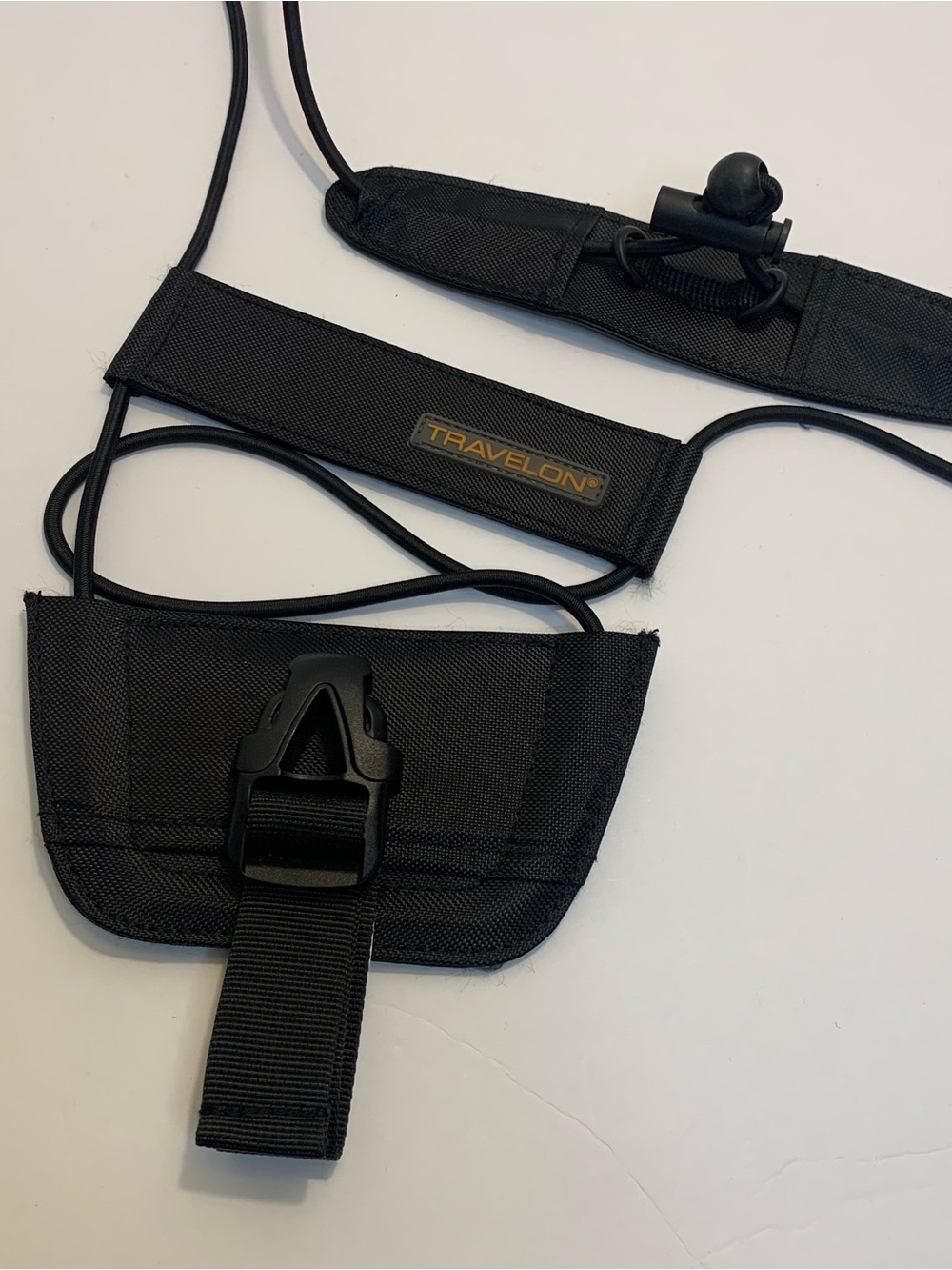 Travelon Bag Bungee Luggage Strap Travel Suitcase Attachment Black Adjustable